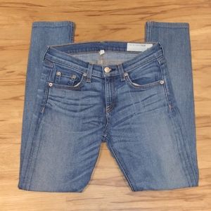 rag & bone Blue Skinny Jeans